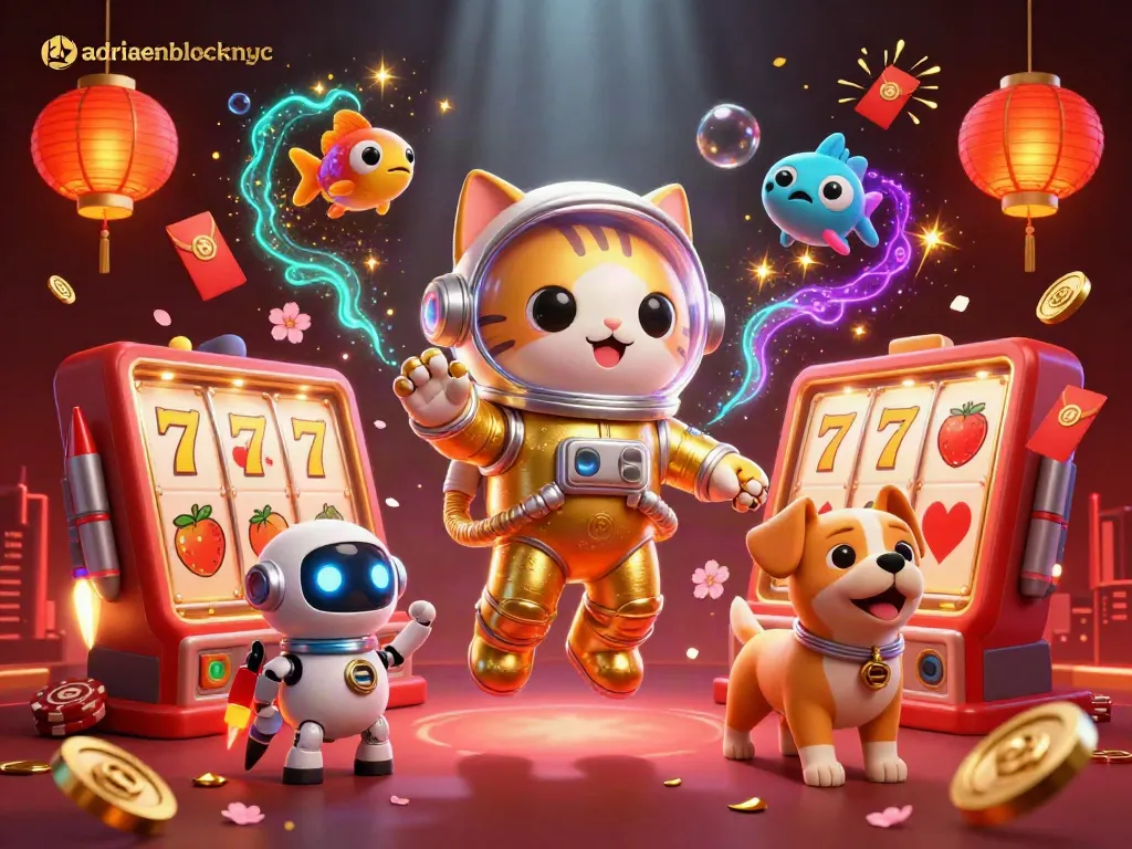 Win big with adriaenblocknyc in this vibrant casino-themed cosmic adventure.